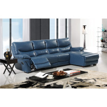 Современный кожаный диван для гостиной Красочные кожаные наборы для дивана